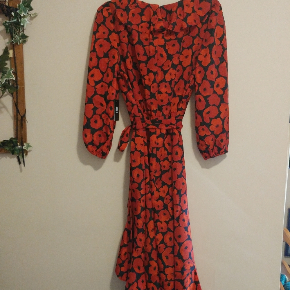 Jason Wu Flouncy Flirty Flower Patterned Dress - Picture 4 of 9